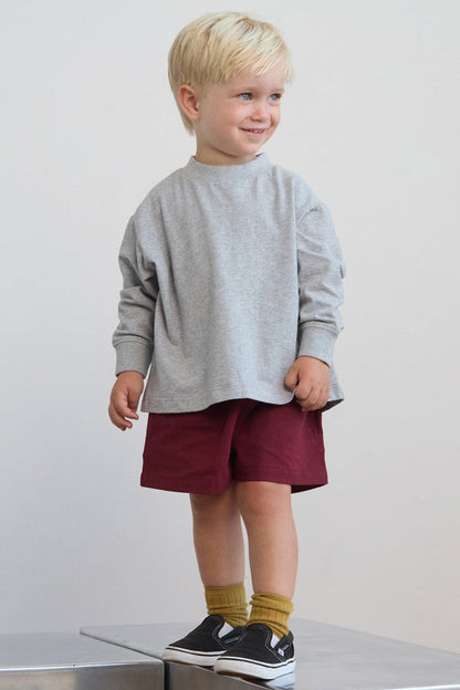 Nowadays Grey Marle / 0-1 Long Sleeve T Shirt